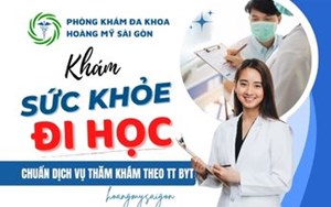 30 PHÚT KHÁM SỨC KHỎE ĐI HỌC, GIÁ TỐT, CHẤT LƯỢNG CAO